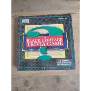 New Factory Sealed The Black Heritage Trivia Game 30007 Age 10+ 2-4 Player/Teams